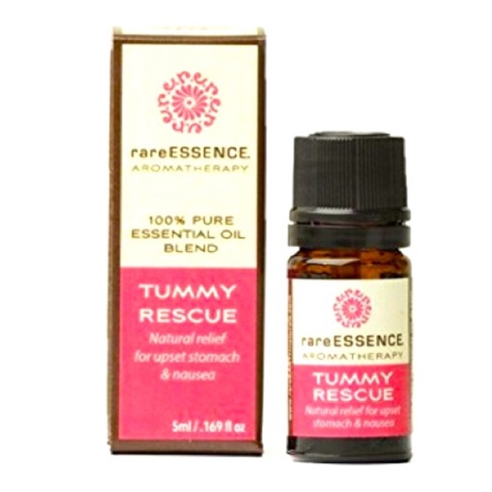 RareEssence Tummy Rescue 100% Pure 5 ml Essential Oils Aromatherapy, New in Box